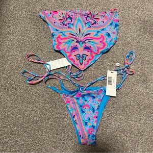 Frankies Bikinis Halo Bikini Set NWT